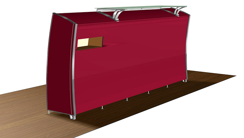 Medien regal rendering 3 Medien regal rendering 3