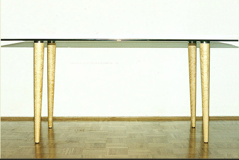 Herstellung nach Maß Tisch mit Glasplatte